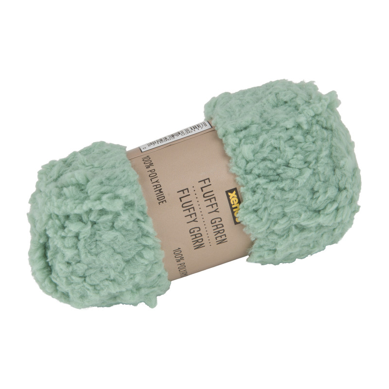 Garen fluffy - 50 gram - groen