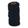 Macrame koord - zwart - 2mm
