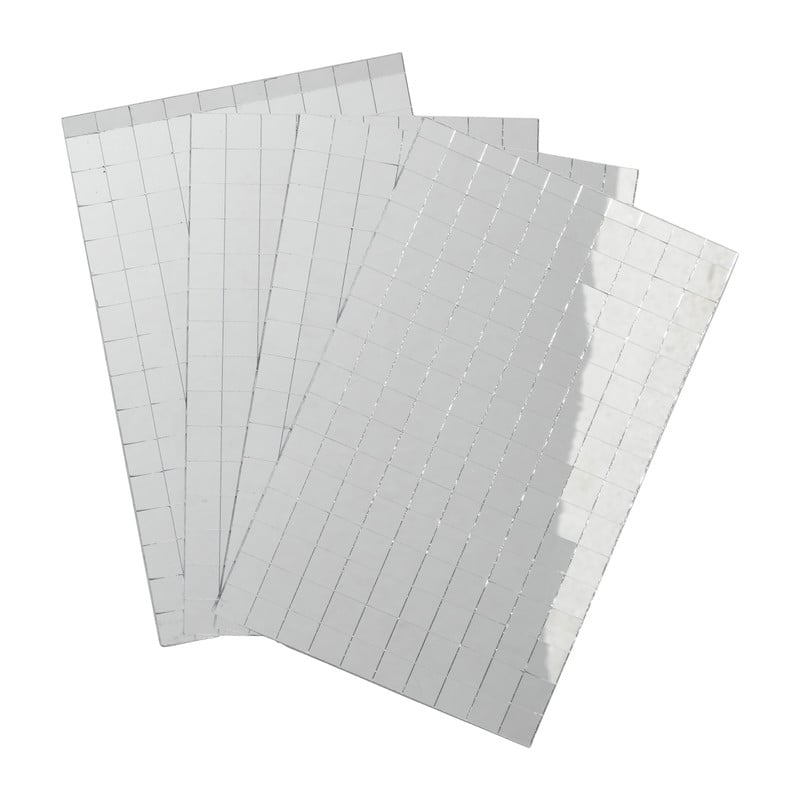 DIY mozaïek plakstenen - zilver - 10x15 cm