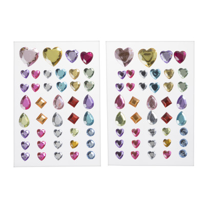 Stickers ringstones - set van 41 - 12x10x0.5 cm