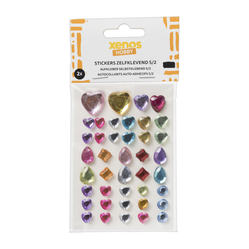 Stickers ringstones - set van 41 - 12x10x0.5 cm