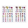 Stickers ringstones - set van 41 - 12x10x0.5 cm
