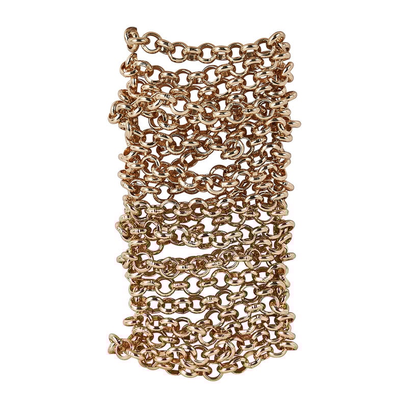 Schakelketting - goud - 200 cm