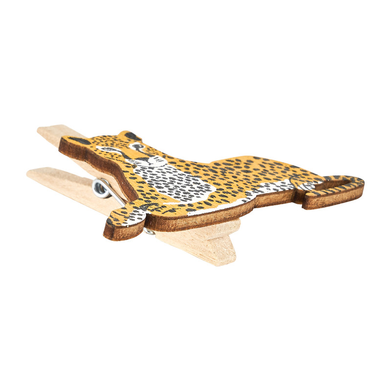 Clips leopard - set van 6