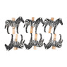 Clips zebra - set van 6