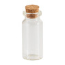 Mini flesjes met kurk - 6 stuks - 6x10 ml