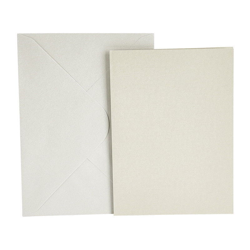 Blanco kaarten met envelop - set van 8