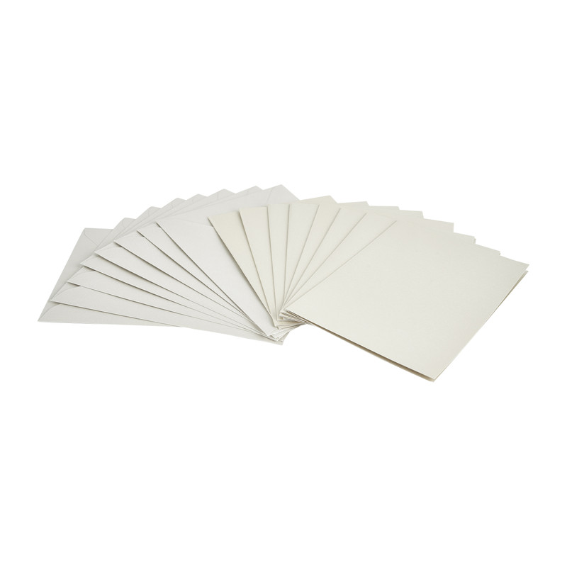 schuifelen scheepsbouw Zorg Blanco kaarten met envelop - set van 8 | Xenos