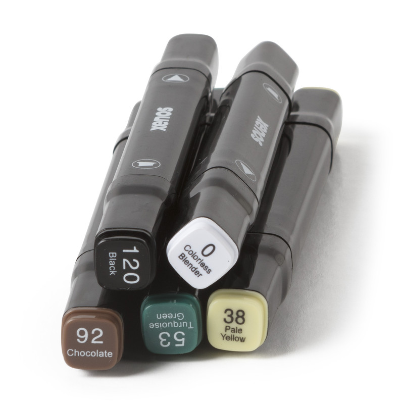 Duo markers - 12 stuks