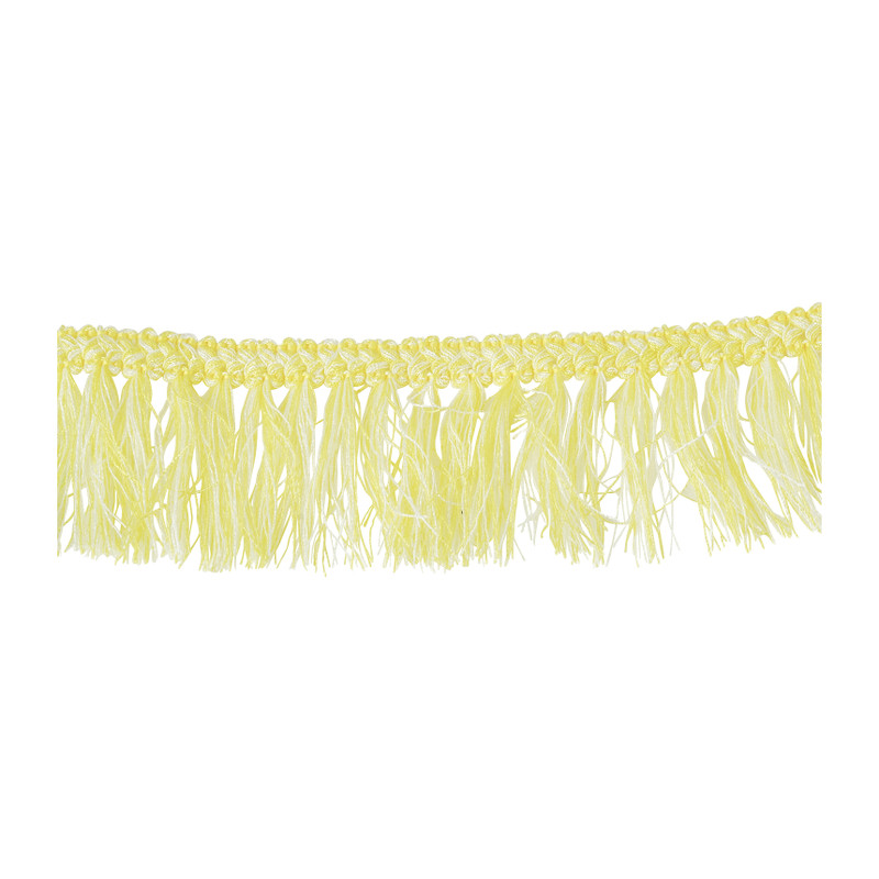 Ibiza lint met tassels - geel - 2 meter
