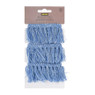 Ibiza lint met tassels - blauw - 2 meter