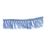 Ibiza lint met tassels - blauw - 2 meter