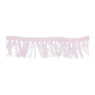 Ibiza lint met tassels - roze - 2 meter