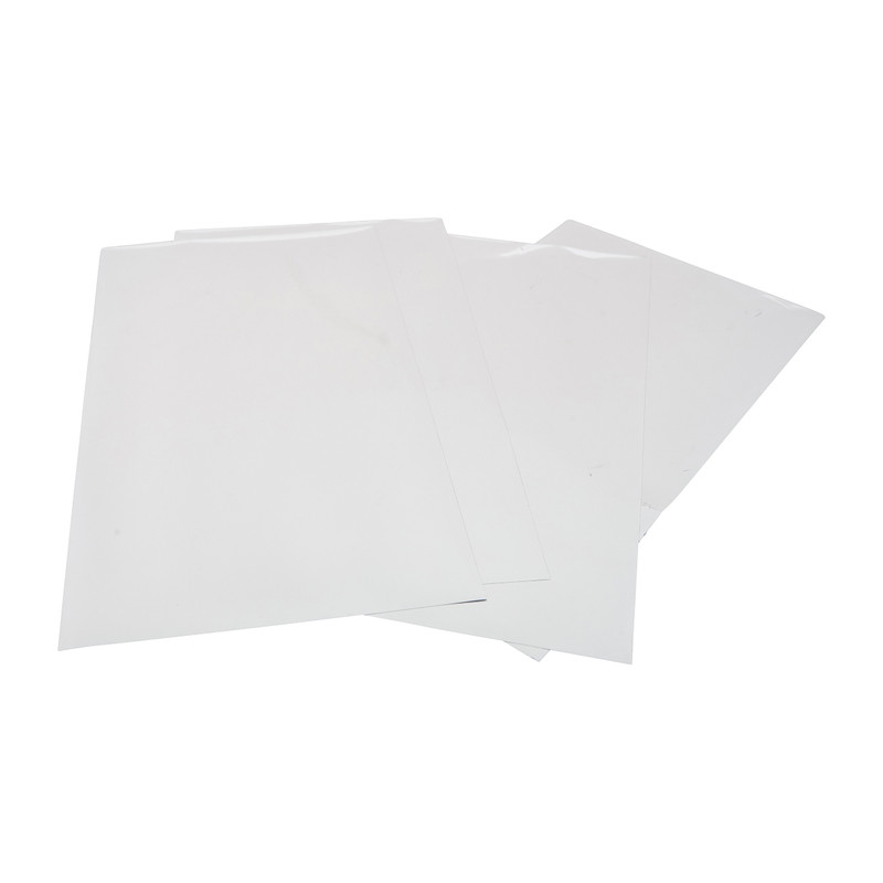 Transfer folie - zilver - 4 vellen