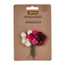 Roosjes papier - roze/wit/rood - set van 15 