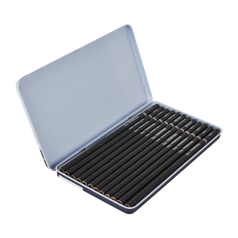 Houtskool potloden - set van 12