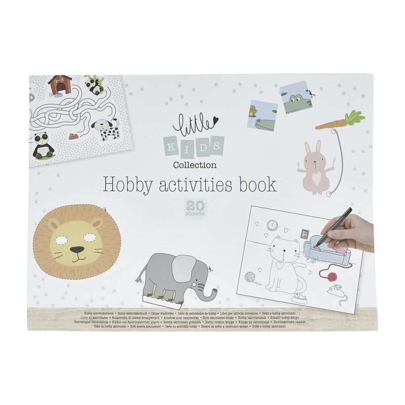 Hobby activiteitenboek kids - 20 vellen - 40x30 cm
