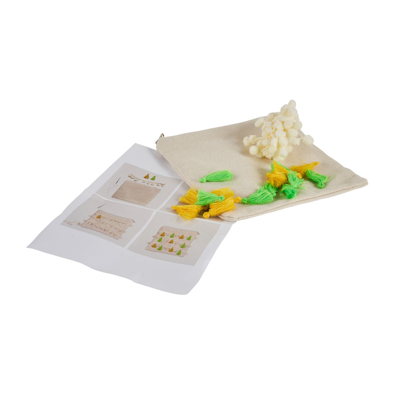 DIY pakket - etui met pompons