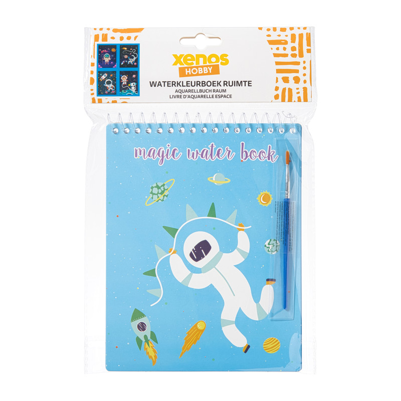 Waterkleurboek ruimte - 25.5x17 cm