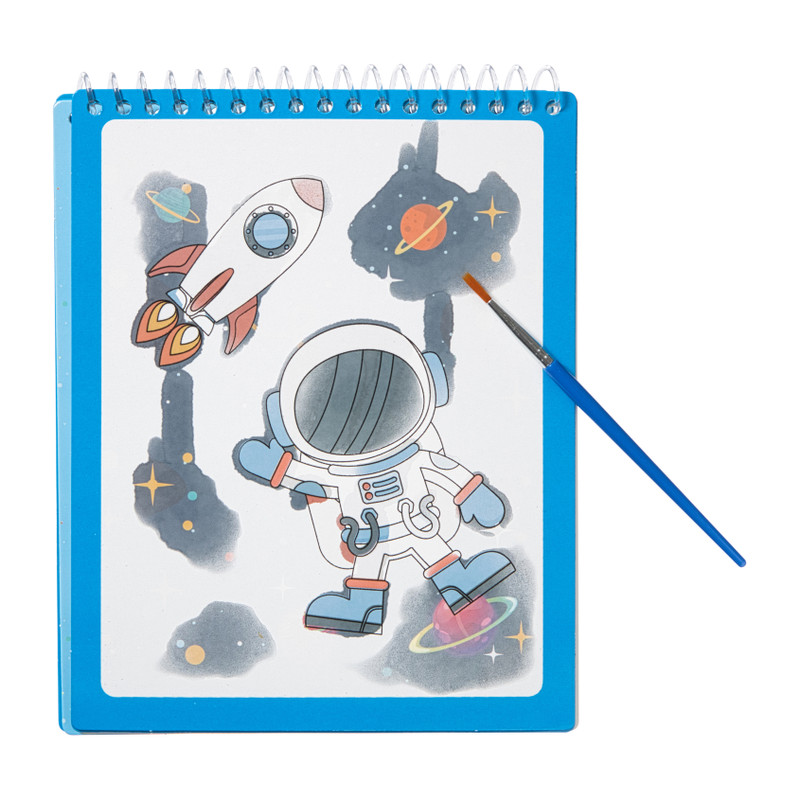 Waterkleurboek ruimte - 25.5x17 cm