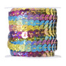 Pailettenband - multikleur - 5 meter