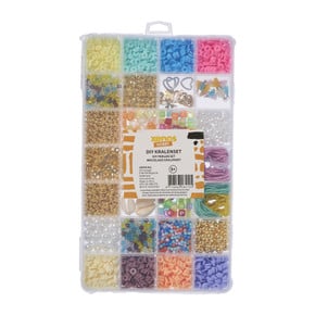Funtopia 4mm Kralenset, 120 kleuren kralen voor armbanden met 680 A - Z