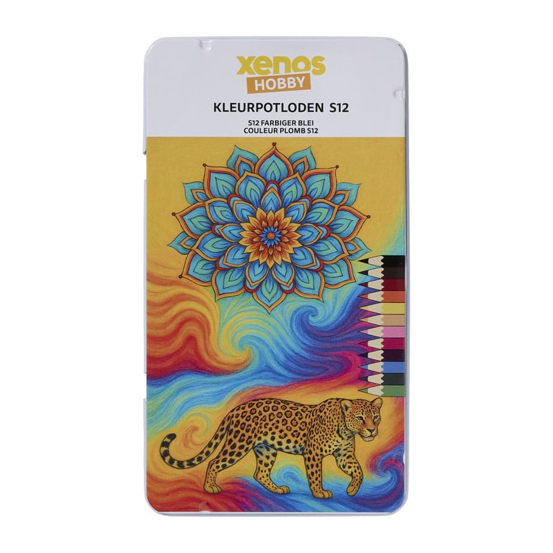 Kleurpotloden - multikleur - set van 12