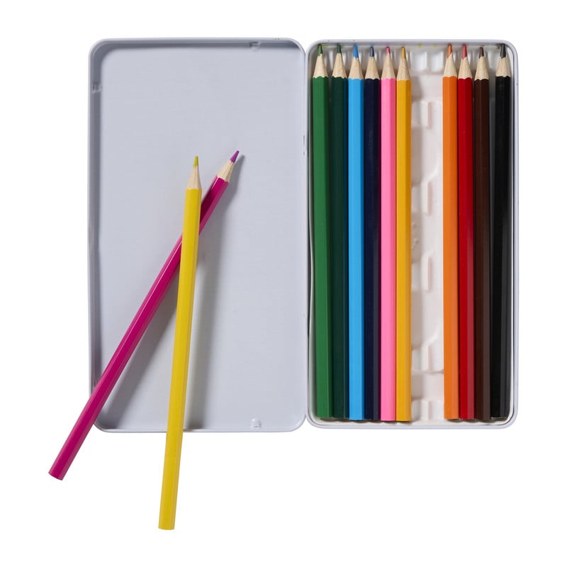 Kleurpotloden - multikleur - set van 12