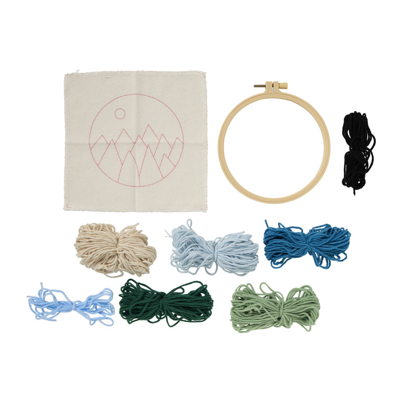 DIY punchnaald set landschap - diverse varianten