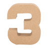 Kartonnen cijfer - 3