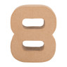 Kartonnen cijfer - 8