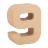 Kartonnen cijfer - 9