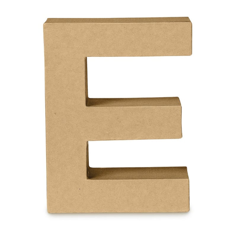 Letter  E - karton
