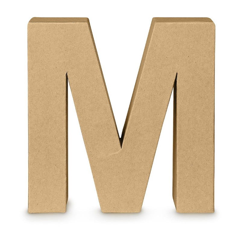 Letter M - karton