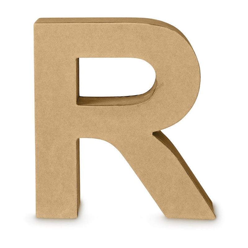 Letter R - karton