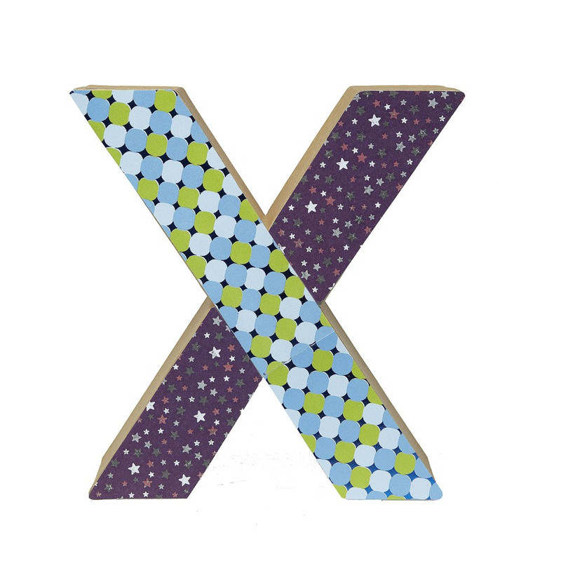 Letter  X - karton