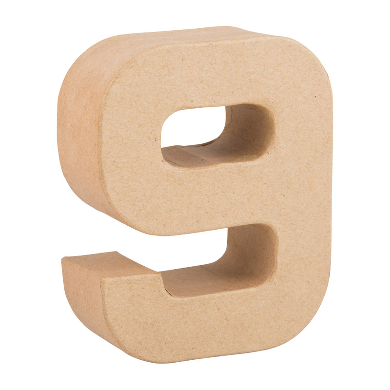 Cijfer 9 - karton