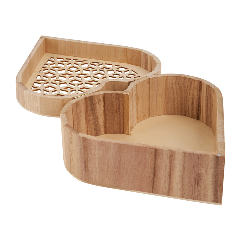 Doosje hart - 18x20x8cm