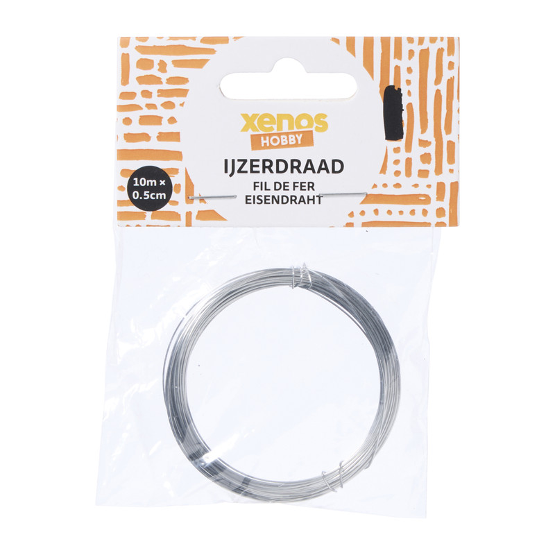 Ijzerdraad - zilverkleurig - 10 meter
