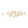 Houten kralen ø1 cm - bruin - set van 30