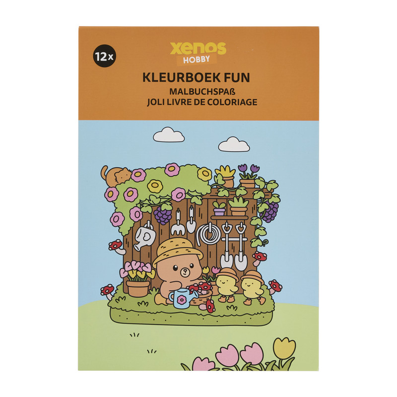 Kleurboek fun A5 - 12 pagina's 