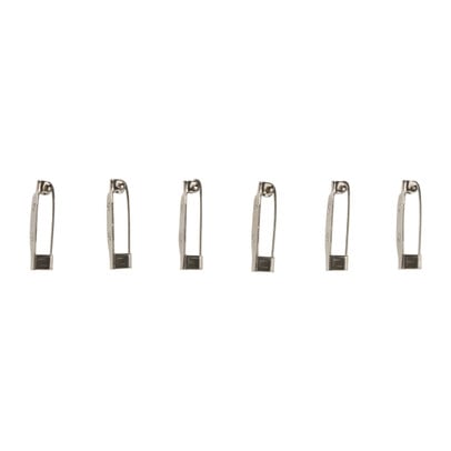 Brochespelden - 25 mm - set van 6