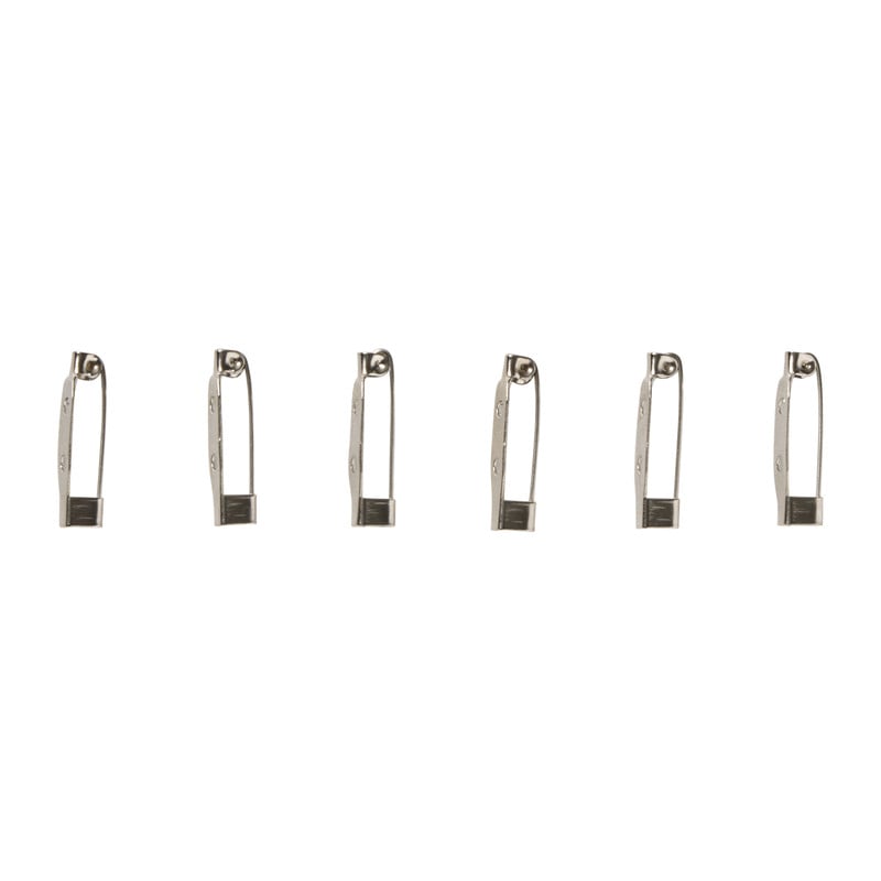 Brochespelden - 25 mm - set van 6