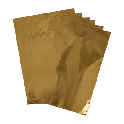 Embossing folie - goud/zilver - A5 - set van 6