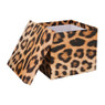 Doos leopard - 20x20x17 cm