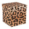 Doos leopard - 25x25x18 cm 
