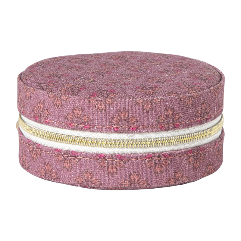 Sieradendoos rond - roze - diverse varianten