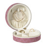 Sieradendoos rond - roze - diverse varianten