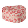 Bijoux etui velvet hart - 10.5x9.5x5.5 cm - diverse varianten