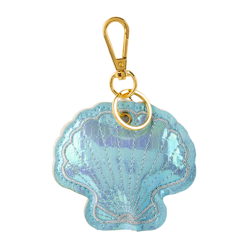 Sleutelhanger schelp - 7.6x7x2 cm